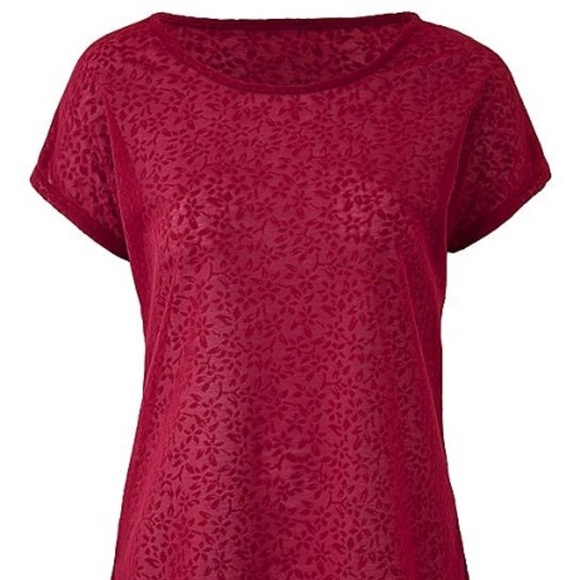 Capsule Tops - SIMPLY BE. ANTHOLOGY JERSEY JACQUARD TOP - BERRY SIZE 16W (NEW WITH TAGS)